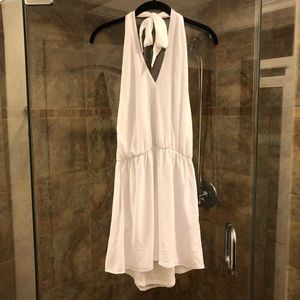 Show Me Your Mumu Open Back Halter Mini Dress